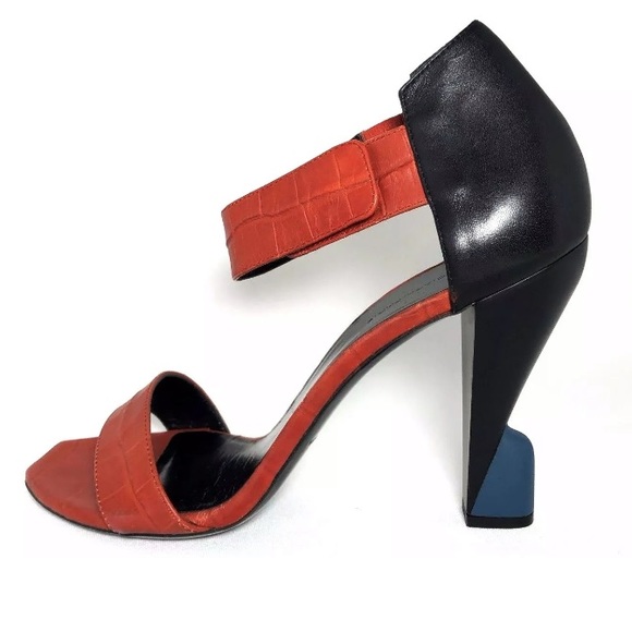 BALENCIAGA New Heel Ankle Strap Sandals Sz 9/ 40 - Picture 4 of 5